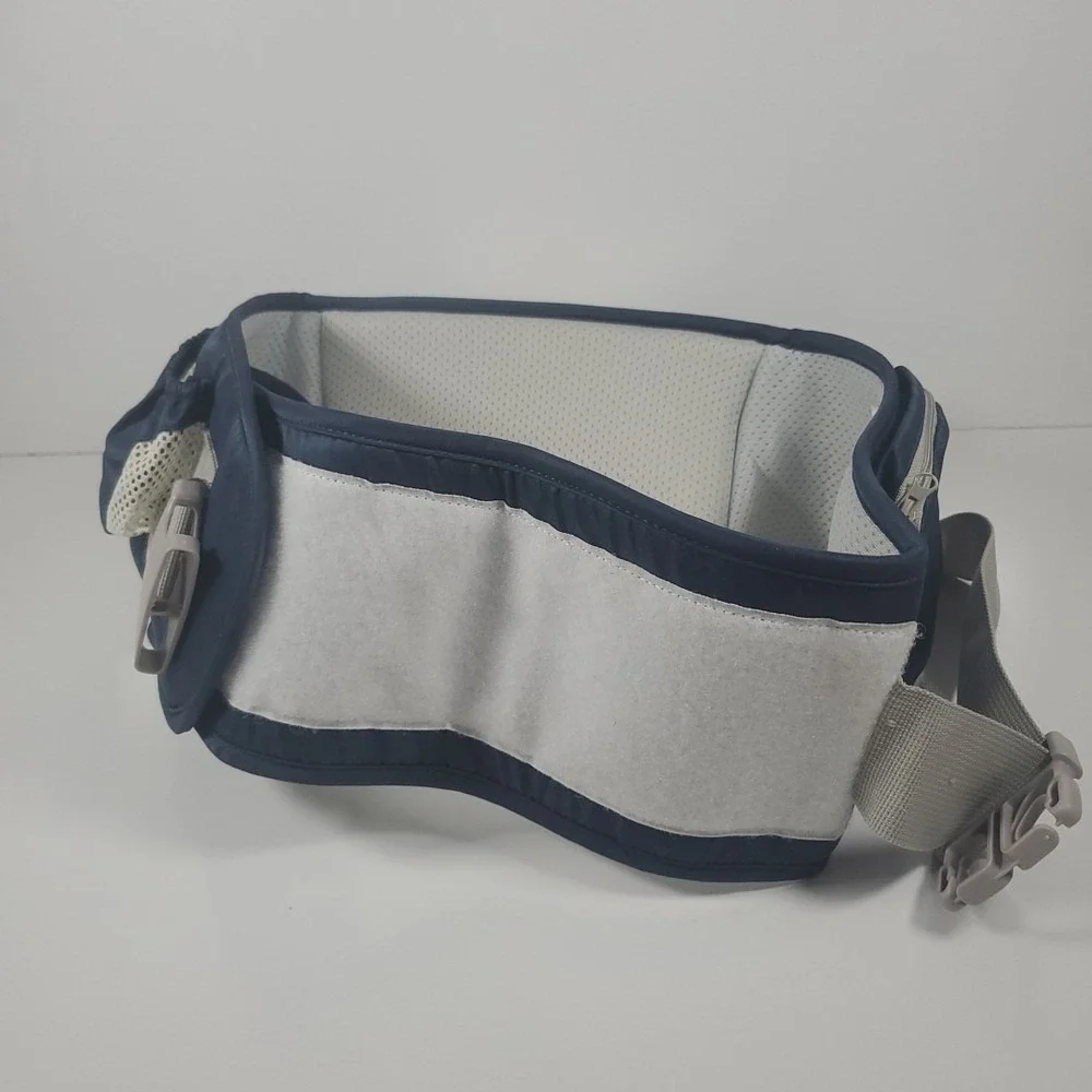 Baby Hip Carrier Hip Seat Bearer for Weight Blue & Gray 